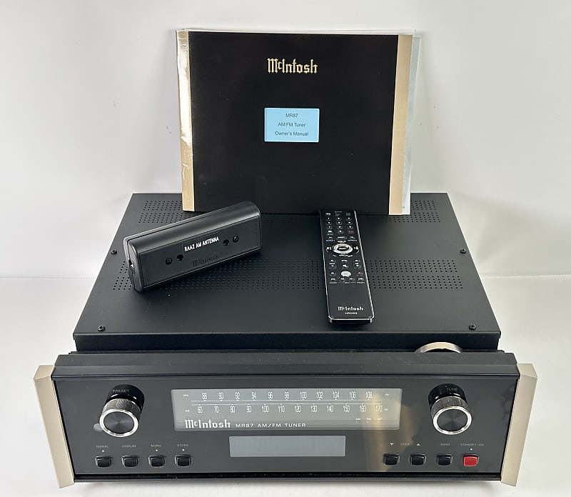 McIntosh MR87 AM/FM Tuner - Manual, Remote, Original Box  			