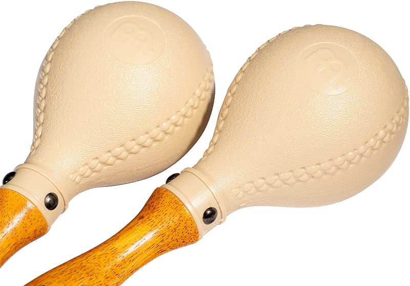 Meinl Percussion Maracas, Standard Concert Size with ABS Plastic Shells and  Wooden Handles (PM2BG)