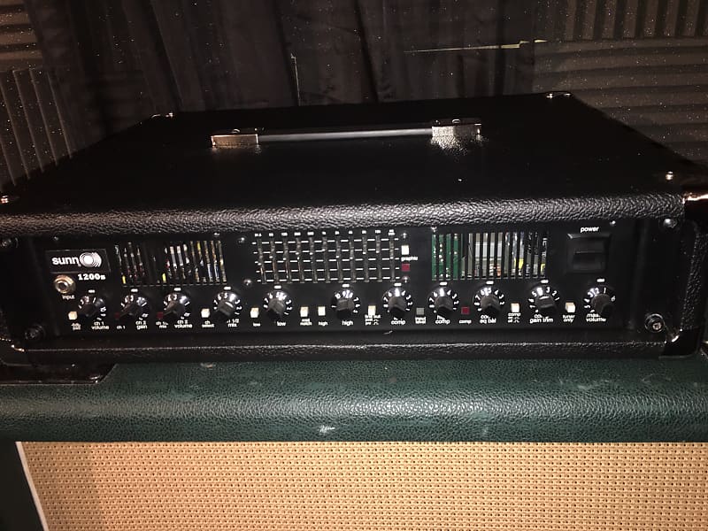 Sunn 1200s Bass Amp Amplifier Head 1990's Hybrid Vintage RARE