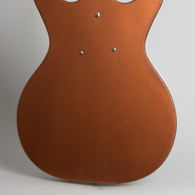 Danelectro  Standard Shorthorn Model 3612 Electric 6-String Bass Guitar (1961/4), ser. #2031, chipboard case. image 4