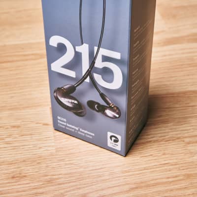 Shure SE215-K Sound Isolating In-Ear DJ Monitoring Headphones Earphones