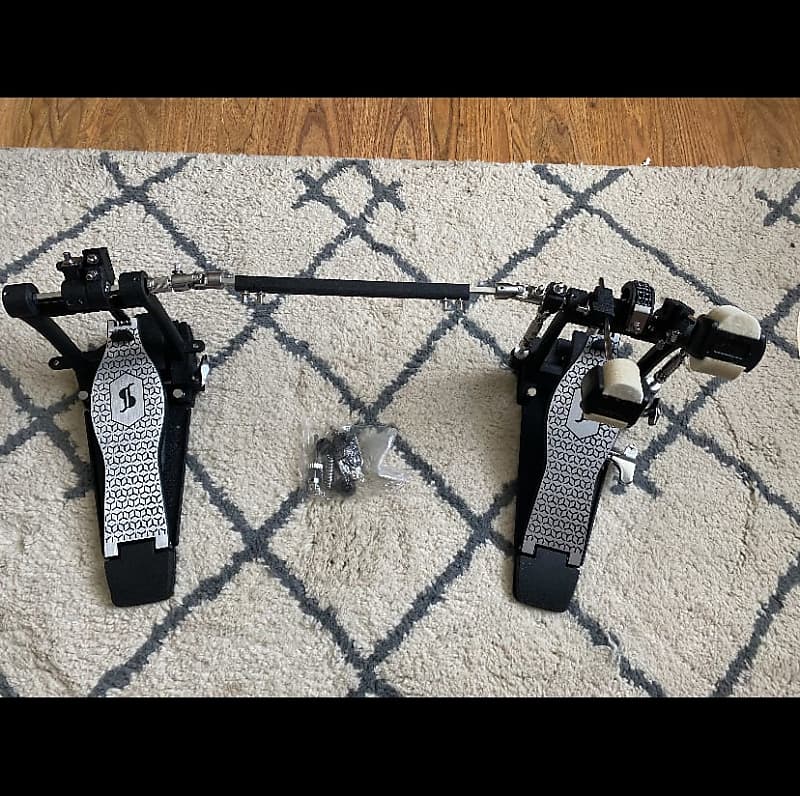 Stagg Double Bass Drum Pedal (PP52) 2023 Black/Chrome Reverb