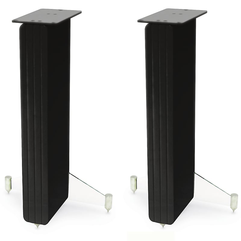 Q Acoustics Concept 20 Speaker Stand Pair (Gloss Black) | Reverb