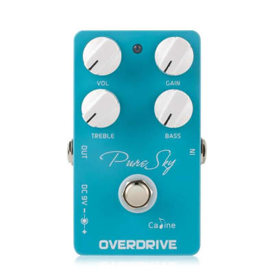 Caline CP-12 Pure Sky OD Guitar Overdrive True Bypass pedal Highly Pure and Clean Overdrive clean Gu image 2