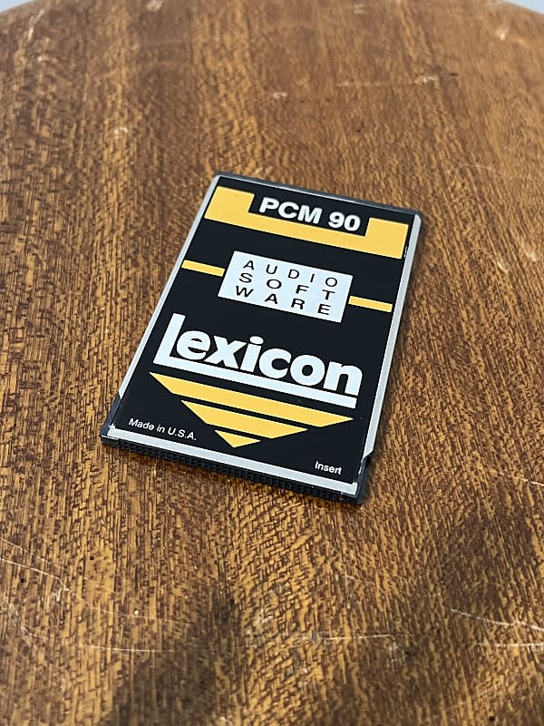 Lexicon PCM90 Algorithm Card ! Reverb UK