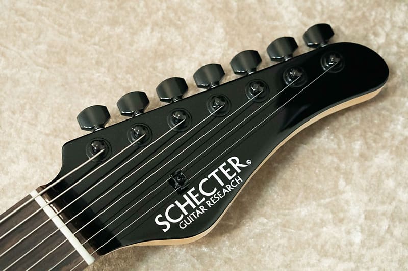 Schecter SD-7-24-AL-FXD-2H -Black- 2022 [7st Strings][Made in Japan] |  Reverb