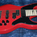 MINT! Jackson X Series Concert Bass CBXNTM 5-String V Maple Board Fiesta Red Authorized Dealer