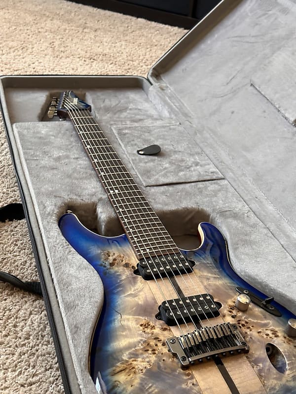 新作モデル Ibanez Premium 7弦ギター S1027PBF-CLB アイバニーズ