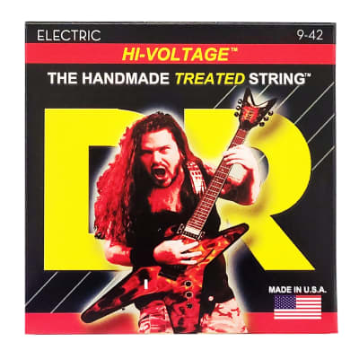 DR Strings Hi-Voltage Dimebag Darrell - Nickel Plated Electric Guitar Strings: Light 9-42 image 5