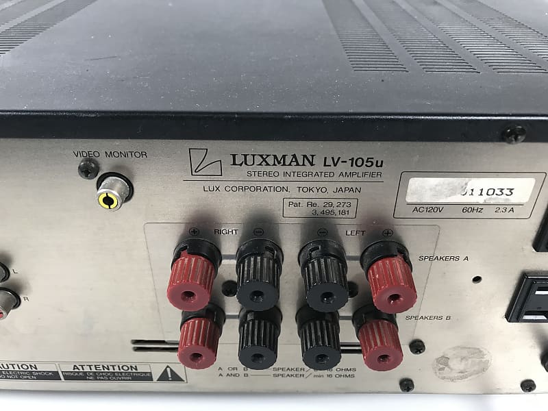 Luxman LV-105u Integrated Hybrid Amplifier | Reverb