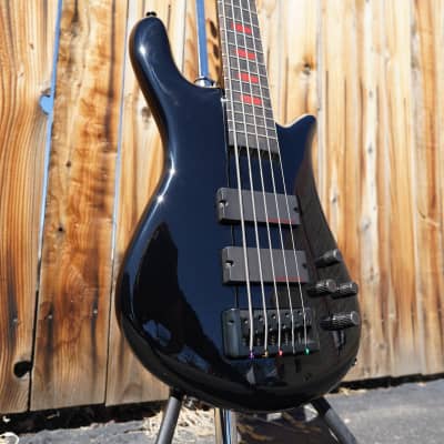 Spector Euro5 LX Alex Webster Solid Black 5-String Electric Bass Guitar (2024) image 8