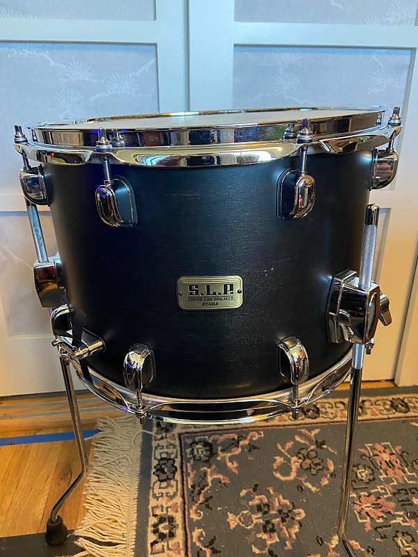 TAMA 14x10 S.L.P. Duo Snare Drum; Snare or Floor Tom; Black image 1