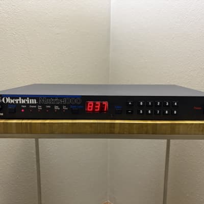 Oberheim Matrix 1000 Rackmount 6-Voice Synthesizer 1987 - Black