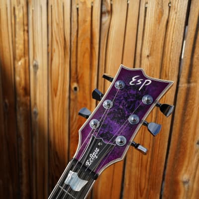 ESP ORIGINAL ECLIPSE CUSTOM Purple Peel 6-String Electric Guitar w/ Case (2024) image 3
