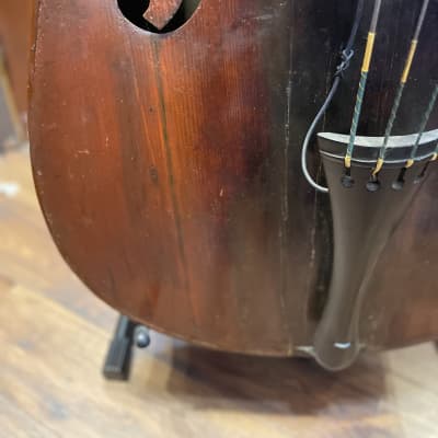 Vintage German 3/4 Flat Back Double Bass image 12