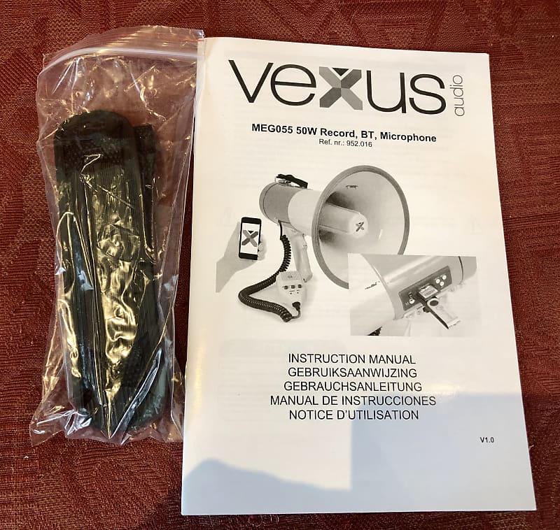 Vexus MEG055 55 W Megafon mit Sirene, USB/SD & Bluetooth kaufen?