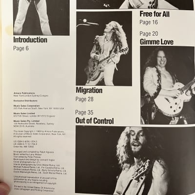 Ted Nugent - Original Ted Nugent - Guitar Tab / Tablature Book image 4