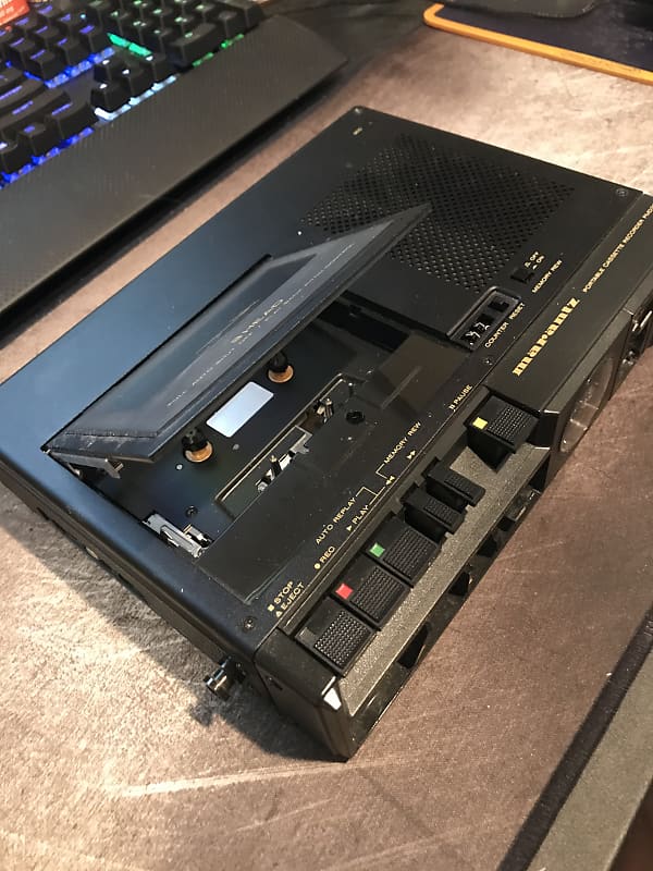 Marantz PMD222 Varispeed Cassette Tape Field Recorder Reverb