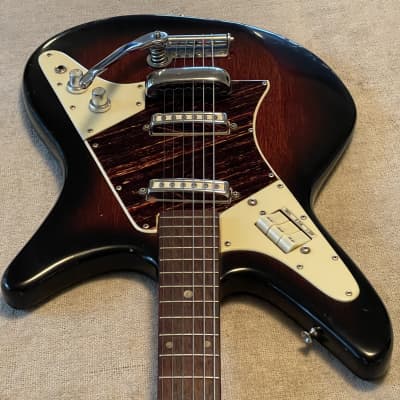 Vintage 1967 Era Ibanez Solid Body Electric Guitar Bizarre Series MIJ Japan RARE image 4
