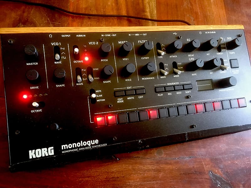 Korg Monologue Monophonic Analog Synthesizer modified into module