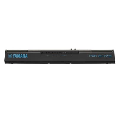 Yamaha  PSRE473 Black 61 Key Touch Sensitive Portable Keyboard image 4