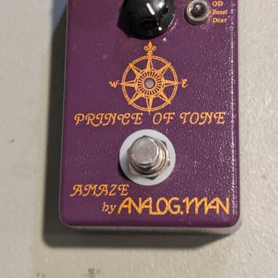 Analogman Prince of Tone Overdrive Pedal | Reverb