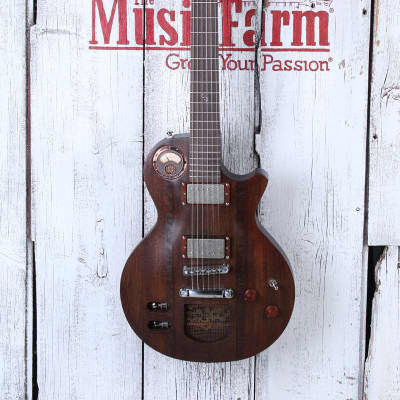 CMG Chris Mitchell USA Custom Ashlee Steampunk Electric Guitar with Gig Bag image 4