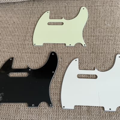 Three Unused Telecaster PICKGUARDS for Fender Telecaster, | Reverb