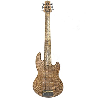 Form Factor Audio Wombat Pyro-Graphic 6-String Custom Bass Guitar 35" Scale for sale