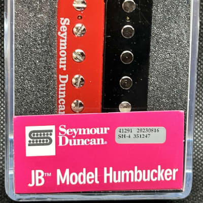 MINT! 80's Black Seymour Duncan JBJ SH-4 JB Humbucker Pickup 16.2K Wound By  MJ-Maricela Juarez JBJ | Reverb