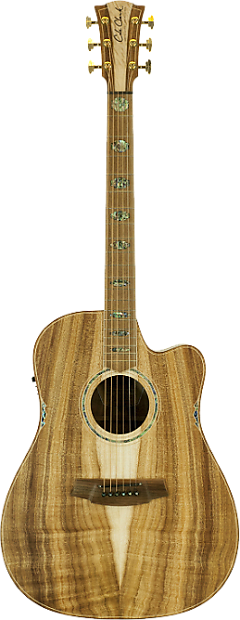 Cole Clark Fat Lady 3 CCFL3EC-BLBL-AE All Blackwood | Reverb
