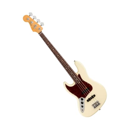 Fender American Professional II Jazz Bass LH - Olympic White w/ Rosewood FB image 1