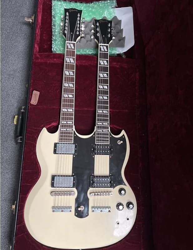 Gibson Custom Shop Don Felder "Hotel California" EDS-1275 Double Neck (Aged & Signed) 2010 - Aged White image 1