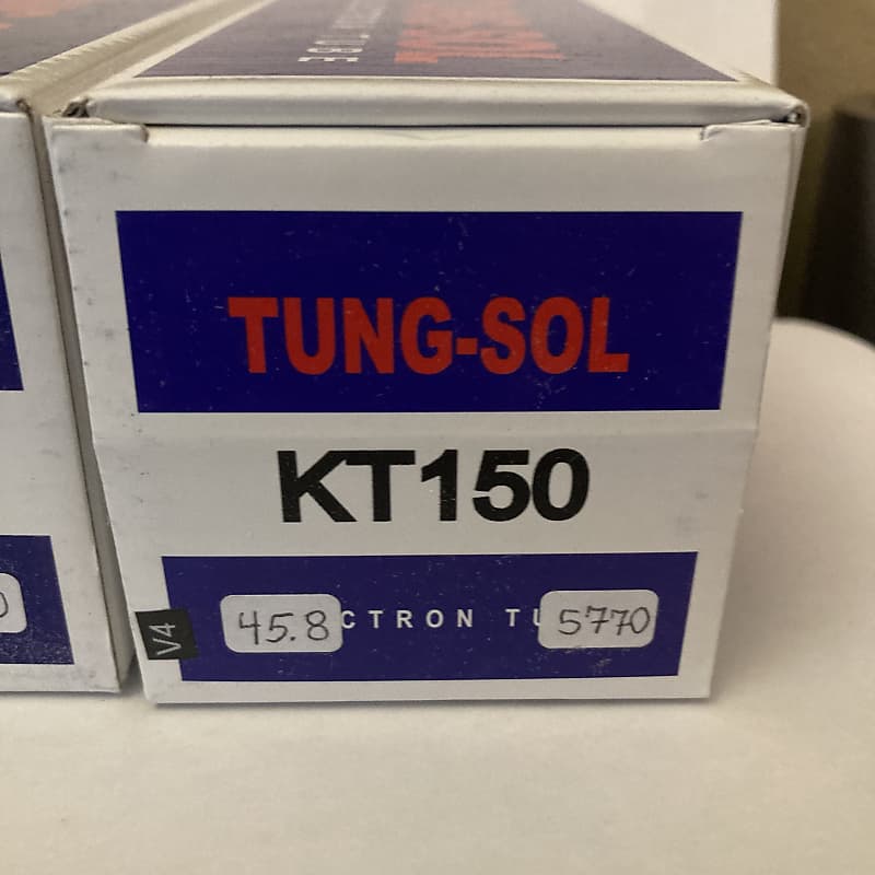 Tung-Sol KT150 Factory Matched Burned In Pair (2) Vacuum