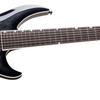 ESP LTD - H3-1007 - Baritone Electric Guitar - See-Thru Black Sunburst image 2