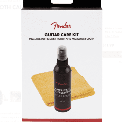 Fender American Professional Guitar Polish and Cloth Care Kit 2 Pack 0990528000