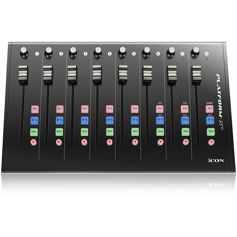 Icon Platform X+ 8-Channel DAW Control Surface Extender image 1
