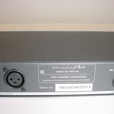 Wharfedale Pro WPG-202 Two Channel Stereo / Mono Crossover image 8