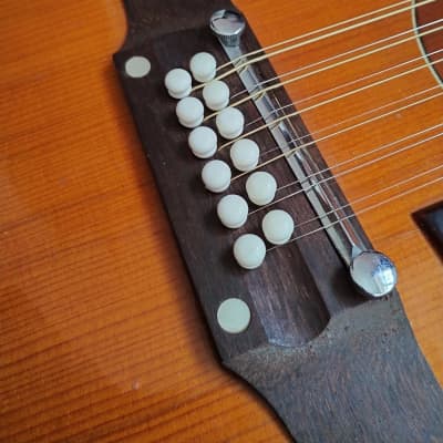 Arnold Hoyer 12 String Acoustic Guitar 1960s - Natural image 4