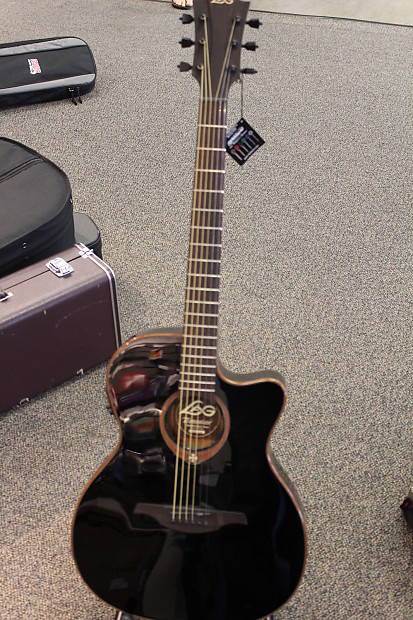 LAG Guitars Tramontane T100ASCE エレアコ ギター Lag Guitars Tramontane T100ASCEBLK Slim Body Acoustic