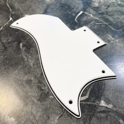 Wide Bevel 3 Ply White Pickguard for Gibson Custom Shop SG '61 VOS Made In USA for sale