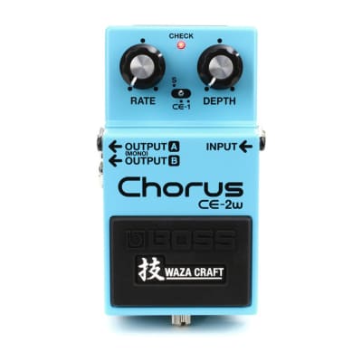 Reverb.com listing, price, conditions, and images for boss-ce-2w-chorus-waza-craft