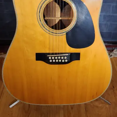 Vintage MIJ 1978 Tama 3557-12 12-String Acoustic Natural With Fishman Pickup System And Tweed Hard Case - RARE FIND image 8