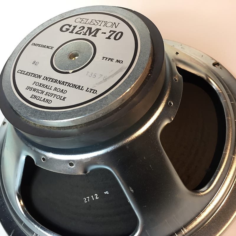 1987 celestion g12m 70 12 8 ohm speaker