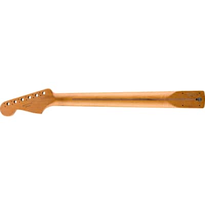 Fender Roasted Maple Stratocaster Neck, 21 Narrow Tall Frets, 9.5",  Modern C Shape image 5