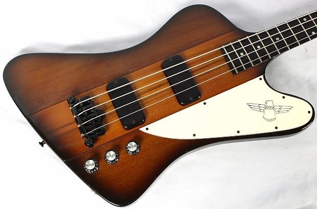 Gibson Thunderbird IV 4 String Electric Bass Guitar w/OHSC 1989 Sunburst image 1