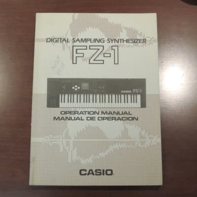 Casio FZ-1 Operation Manual [Three Wave Music]