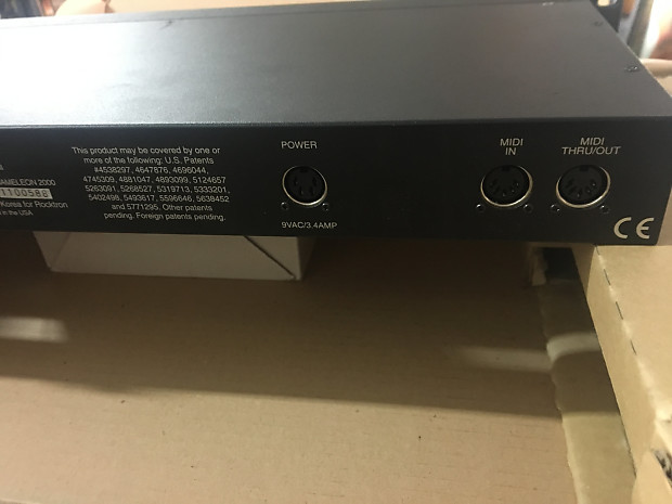 Rocktron Chameleon 2000 Rack Guitar Effects Processor - Never used,  complete with AUS Power Supply | Reverb