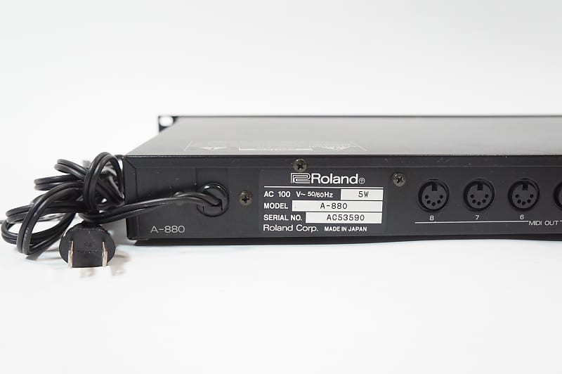 [SALE Ends Dec 26] Roland A-880 8 in / 8 out MIDI Patcher Mixer Worldwide  Shipment