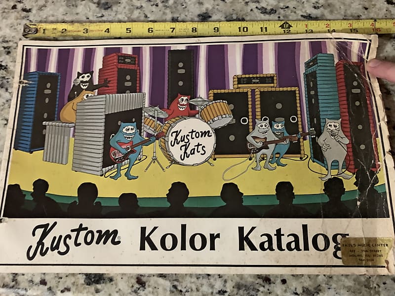 Kustom Amp & Guitar Catalog Vintage Reverb